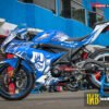 Decal Stiker Suzuki GSX-R150 BLUE WHITE KABUKI